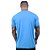 Camiseta Tradicional MXD Conceito Dry Fit 90% Poliéster 10% Elastano UV50+ MultiFresh Acab. Azul Piscina - Imagem 2