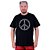 Camiseta Plus Size Tradicional Manga Curta MXD Conceito Simbolo Da Paz - Imagem 2