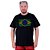 Camiseta Tradicional Estampada Plus Size Curta MXD Conceito Bandeira Brasil Fios - Imagem 3