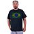 Camiseta Tradicional Estampada Plus Size Curta MXD Conceito Bandeira Brasil Fios - Imagem 2