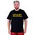 Camiseta Tradicional Estampada Plus Size Curta MXD Conceito Brasil Letras - Imagem 2