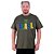 Camiseta Tradicional Estampada Plus Size Curta MXD Conceito Bandeira Brasil - Imagem 3