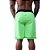 Bermuda Masculina Moletinho MXD Conceito Estampado MXD lateral Verde Flúor - Imagem 2