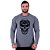 Camiseta Manga Longa Moletinho MXD Conceito Caveira Com Bandana - Imagem 2
