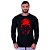 Camiseta Manga Longa Moletinho MXD Conceito Caveira Vermelha - Imagem 3