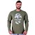 Camiseta Manga Longa Moletinho MXD Conceito Caveira De Vidro - Imagem 2