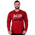 Camiseta Manga Longa Moletinho MXD Conceito MTB Homem Descendo Da Montanha - Imagem 3