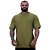 Camiseta Oversized Masculina MXD Conceito Maior Gramatura Verde Militar - Imagem 1