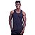 Regata Longline Cavada Lisa Masculina MXD Conceito 100% Algodão Preto Básico - Imagem 1