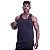Regata Longline Cavada Lisa Masculina MXD Conceito 100% Algodão Preto Básico - Imagem 3