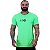 Camiseta Tradicional MXD Conceito Estampado Logo Dry Fit 90% Poliéster 10% Elastano UV50+ MultiFresh Acab. Verde - Imagem 1