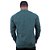 Blusa Moletom Basic Masculina MXD Conceito Sem Touca Verde Azulado Escuro - Imagem 2