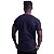 Camiseta Longline 100% Algodão Masculina MXD Conceito Bicolor Preto e Marrom Claro - Imagem 2