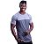 Camiseta Longline Masculina MXD Conceito Bicolor Cinza e Chumbo - Imagem 1