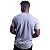 Camiseta Longline Masculina MXD Conceito Bicolor Cinza e Chumbo - Imagem 2