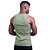 Regata Malha Canelada Masculina Modelo Americano MXD Conceito Cores Básicas Verde Militar - Imagem 4