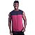 Regata Machão Longline Sem Manga MXD Conceito 100% Algodão Bicolor Preto e Vermelho - Imagem 1