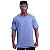 Camiseta Morcegão Masculina MXD Conceito Lisa 100% Algodão Azul Mesclado - Imagem 3