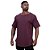 Camiseta Morcegão Masculina MXD Conceito Lisa 100% Algodão Bordô Mesclado - Imagem 1