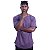 Camiseta Morcegão Masculina MXD Conceito Lisa 100% Algodão Roxo Mesclado - Imagem 3