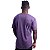 Camiseta Morcegão Masculina MXD Conceito Lisa 100% Algodão Roxo Mesclado - Imagem 2
