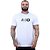 Camiseta Tradicional MXD Conceito Dry Fit 100% Poliéster Estampado Grife Furadinho Branco - Imagem 1