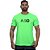 Camiseta Tradicional MXD Conceito Dry Fit 100% Poliéster Estampado Grife Verde Flúor - Imagem 1