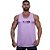 Regata Cavada MXD Conceito Dry Fit 100% Poliéster Estampado Grife Furadinho Lilás - Imagem 1