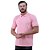 Camisa Gola Polo Masculina Malha Piquet 50% Algodão 50% Poliéster Penteado Rentex MXD Conceito Rosa Claro - Imagem 3
