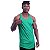 Regata Longline Cavada Lisa Masculina MXD Conceito 100% Algodão Verde Bandeira - Imagem 1