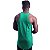 Regata Longline Cavada Lisa Masculina MXD Conceito 100% Algodão Verde Bandeira - Imagem 2