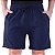 Bermuda em Tactel com Elastano Masculino MXD Conceito Bolso Com Ziper Azul Marinho - Imagem 1