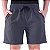 Bermuda em Tactel com Elastano Masculino MXD Conceito Bolso Com Ziper Chumbo - Imagem 1