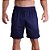 Shorts 100% Poliéster MXD Conceito Sem Bolso e Sem Forro DryFit Azul Marinho Gramatura Maior - Imagem 1