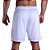 Shorts 100% Poliéster MXD Conceito Sem Bolso e Sem Forro DryFit Branco Gramatura Maior - Imagem 2