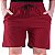 Bermuda em Tactel com Elastano Masculino MXD Conceito Bolso Com Ziper Bordô - Imagem 1
