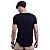 Camiseta Viscose Longline Masculina MXD Conceito LIS 96% Viscose 4% Elastano Preto - Imagem 3