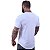 Camiseta Longline Masculina MXD Conceito LIS 96% Viscose 4% Elastano Branco - Imagem 3