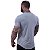 Camiseta Longline Masculina MXD Conceito LIS 96% Viscose 4% Elastano Mescla Tradicional - Imagem 3