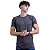 Camiseta Viscose Longline Masculina MXD Conceito LIS 96% Viscose 4% Elastano Grafite - Imagem 1