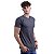 Camiseta Viscose Longline Masculina MXD Conceito LIS 96% Viscose 4% Elastano Grafite - Imagem 2