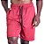 Bermuda Poliéster Confort Com Bolso Masculina MXD Conceito Vermelho - Imagem 1