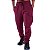 Calça Masculina Moletom Peluciada Sem Punho MXD Conceito Bolso Lateral Bordô - Imagem 1