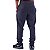 Calça Masculina Moletom Peluciada Sem Punho MXD Conceito Bolso Lateral Preto Mesclado - Imagem 3