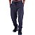 Calça Masculina Moletom Peluciada Sem Punho MXD Conceito Bolso Lateral Preto Mesclado - Imagem 2