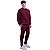 Conjunto De Moletom Basico Blusa Basic Sem Capuz e Calça Basic Com Bolso Masculina MXD Conceito Bordô - Imagem 1