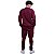 Conjunto De Moletom Basico Blusa Basic Sem Capuz e Calça Basic Com Bolso Masculina MXD Conceito Bordô - Imagem 2