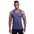 Regata Malha Canelada Masculina Modelo Americano MXD Conceito Cores Básicas Marinho - Imagem 4