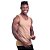 Regata Malha Canelada Masculina Modelo Americano MXD Conceito Cores Básicas Café - Imagem 1