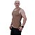 Regata Malha Canelada Masculina Modelo Americano MXD Conceito Cores Básicas Café - Imagem 2